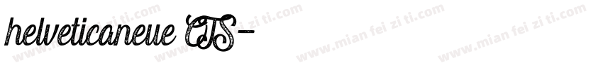 helveticaneue OTS字体转换